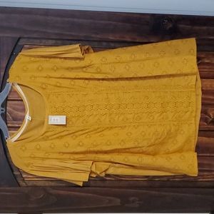 Maurices new mustard yellow top